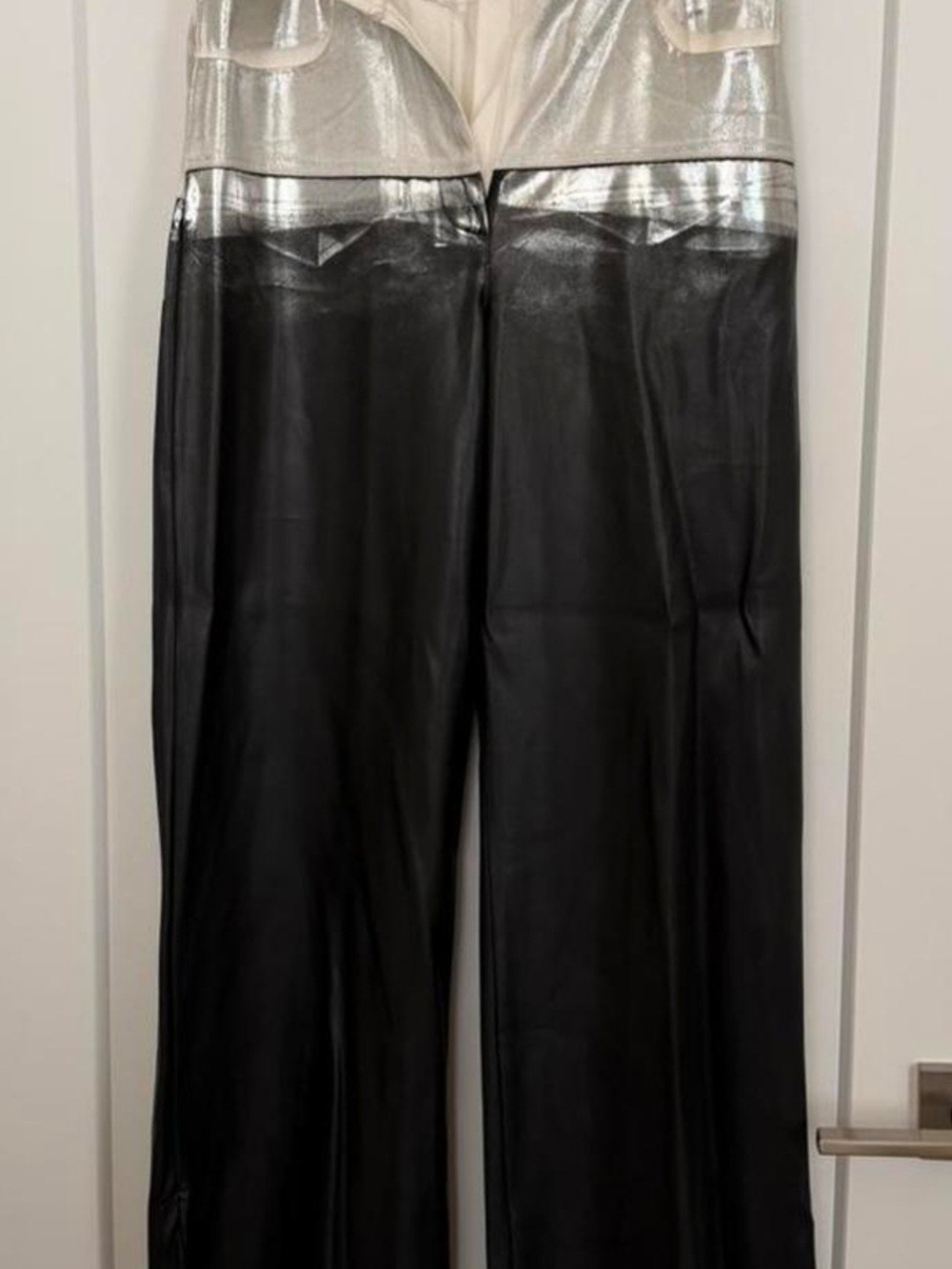 Valeur Cream High-Waist Pants